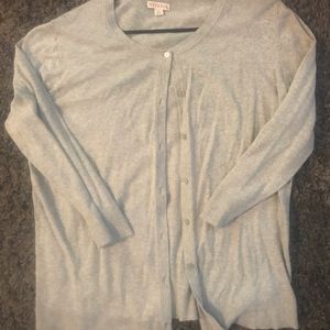 Women’s grey cardigan